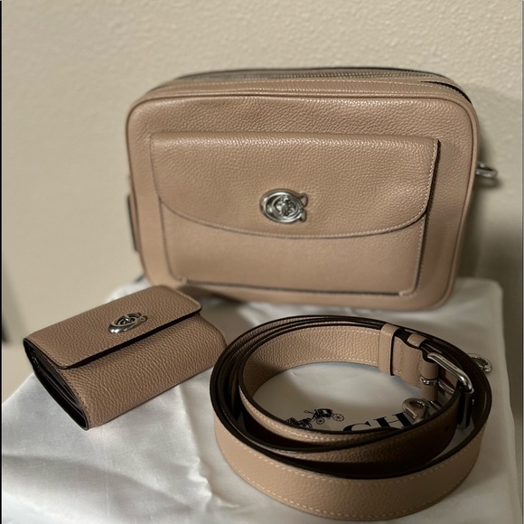 Coach Bags Coach Cassie Camera Bag Taupe With Matching Wallet